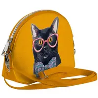 Сумка маленькая Coquette Кот в очках 18x14x7 см (COQ_LP016_ZHL)