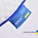 Подушка ортопедическая 58х50х12 см IDEIA мемори висколастик пена с эффектом памяти с наволочкой на молнии