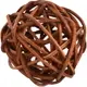 Игрушка на елку YES Ротанг 973318 5 см коричневая