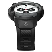 Чохол і ремінець Spigen для Galaxy Watch 4 Classic (42 mm) Rugged Armor Pro 2 in 1, Charcoal Gray (ACS03653)