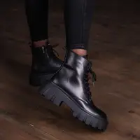 Черевики жіночі Fashion Ursula 3347 37 розмір 24 см Чорний