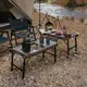 Раскладной стол комбинированный Naturehike NH21JU011, алюминий/бук
