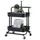 Этажерка на колесах 2яр 43*36*48см WW01356 black