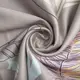 Ткань сатин для постельного белья хлопок 2,4 м папороть беж