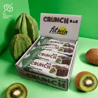 Батончик FitWin Crunch Bar 25%, 12*50 грамм Киви-кактус