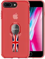 Чехол-накладка Rock TPU+PC MOC Pro Series Protection Case Apple iPhone 8 Plus Trans-Red