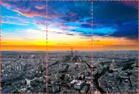 Фотошпалери текстуровані, вінілові Ейфелева вежа, 250х380 см, fo01inV_gd10708