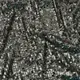 Ткань сетка с пайеткой Полоса чорна/срібло
