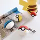 Чехол для AirPods 2/1 series - Poke Balls (Покемон) 3D, силиконовый, Синий