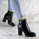 Ботильоны женские Fashion Skid 2221 40 размер 25,5 см Черный