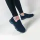 Мокасины слипоны женские текстильные синие с камнями Украина