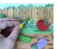 Развивающая игра из фетра "Овощи"