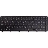 Клавиатура для ноутбука HP 350 G1, 355 G2 черный, черный фрейм