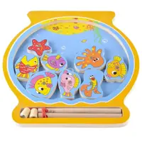 Деревянная развивающая игрушка Рыбалка