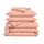 Семейный комплект фланель с простыней на резинке PEACH CS1
