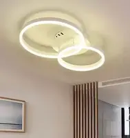 Люстра світлодіодна стельова LED світильник для квартири на стелю лед з пультом 26423 Білий 10х40х62 см.