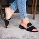 Мюли женские Fashion Aaliyah 2723 40 размер 25,5 см Черный
