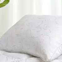 Подушка SOFT TM Sei Design 50*70 cm вензель білий