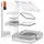 Защитное стекло Spigen для Apple Watch (41mm) EZ FiT (2шт) Pro Flex (AFL04052)