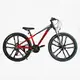 Велосипед спортивный 26" Corso SPIDER, рама алюминиевая 13", оборудование Shimano 21 скорость, собран на 75%. Red (137796)