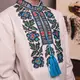 Вишиванка Moderika Борщівка біла з кольоровою вишивкою