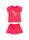 Дитячий костюм для дівчинки (футболка + шорти) GABBI KS-25-12 Кораловий на зріст 74 (14547)