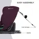 Автокресло Kinderkraft Oneto3 i-Size Cherry Pearl (KCONE300RED0000)