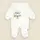 Чоловічок кулір для новонароджених молочний Hello Baby