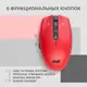 Мышь компьютерная безпроводная 2Е Rechargeable WL 2E-MF2030WR красная
