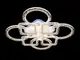 Потолочная светодиодная люстра с диммером 115W QX2521/4+4 LED 3color dimmerдне