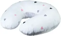 Подушка Bubaba FreeON Hearts and Clouds 70х60 см, grey