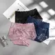 Трусики с кружевом Fashion 5000 L размер Темно-синие