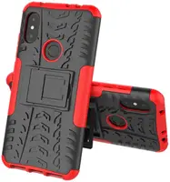 Чохол-накладка TOTO Dazzle Kickstand 2 in 1 Case Xiaomi Redmi Note 6 Pro Red