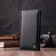 Женский вертикальный кошелек на магнитах из натуральной кожи ST Leather 22538 Черный
