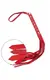 Флогер натуральная кожа Leather Floger, Red