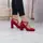 Туфли женские Fashion Clementine 2554 39 размер 24,5 см Красный