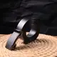 Ремень мужской с пряжкой автомат Vintage 20378 Черный