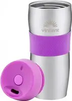 Термокружка Vincent Steel Pink VC-1527-SP 450 мл фиолетовый