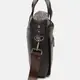 Мужская кожаная сумка Borsa Leather K18612-brown