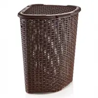 Угловая корзина для белья Dunya Rattan 05005-420 Коричневый