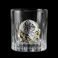 Набір келихів для віскі "Директорський" Boss Crystal, 2 келиха, срібло, кришталь