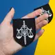 Набор шевронов с липучкой Прокуратура Украины 6,3х8 см нашивка шеврон вишитий патч черный