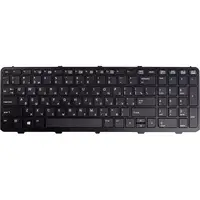 Клавиатура для ноутбука HP Probook 450, 450 G1, 455 черный, черный фрейм
