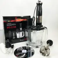 Блендер погружной многофункциональный 5-в-1 Domotec MS-5106 800 W, Портативный блендер измельчитель