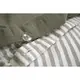 Постельное белье со льна Lotus Home - Karlin stripe linen хаки евро