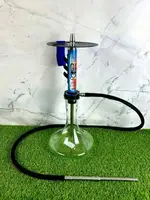 Кальян Hookah Deluxe H-02 Blue - компактний і надійний кальян із сучасною колбою.