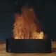 Увлажнитель воздуха - арома диффузор Diffuser А3 c пультом, ультразвуковой увлажнитель с эффектом пламени