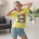 Футболка детская для девочки GABBI FT-25-32 Желтый на рост 128 (14439)