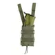 Жесткий усиленный тактический итог KIBORG GU Single Mag Pouch Khaki