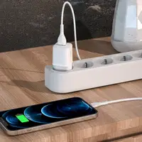 Адаптер мережевий HOCO Briar dual port charger N8 | 2USB, 2.4A | (Safety Certified)